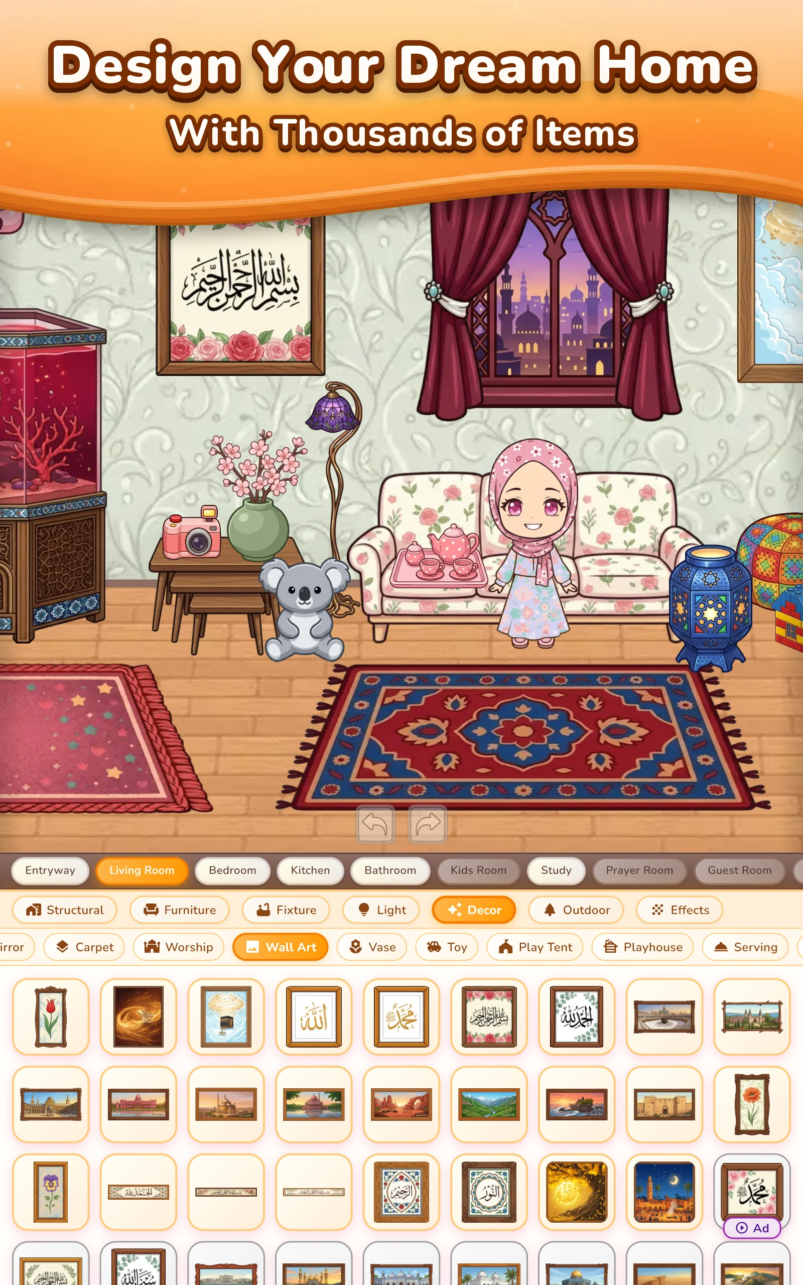 Modest Chibi: Muslim Dress Up screenshot